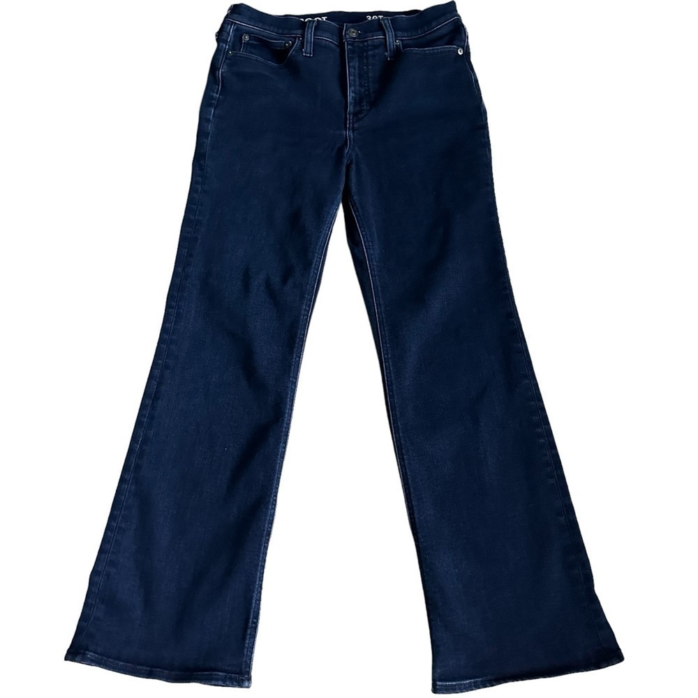 J. Crew Slim Demi Boot Brushed Back Denim Jeans‎ Size 30T